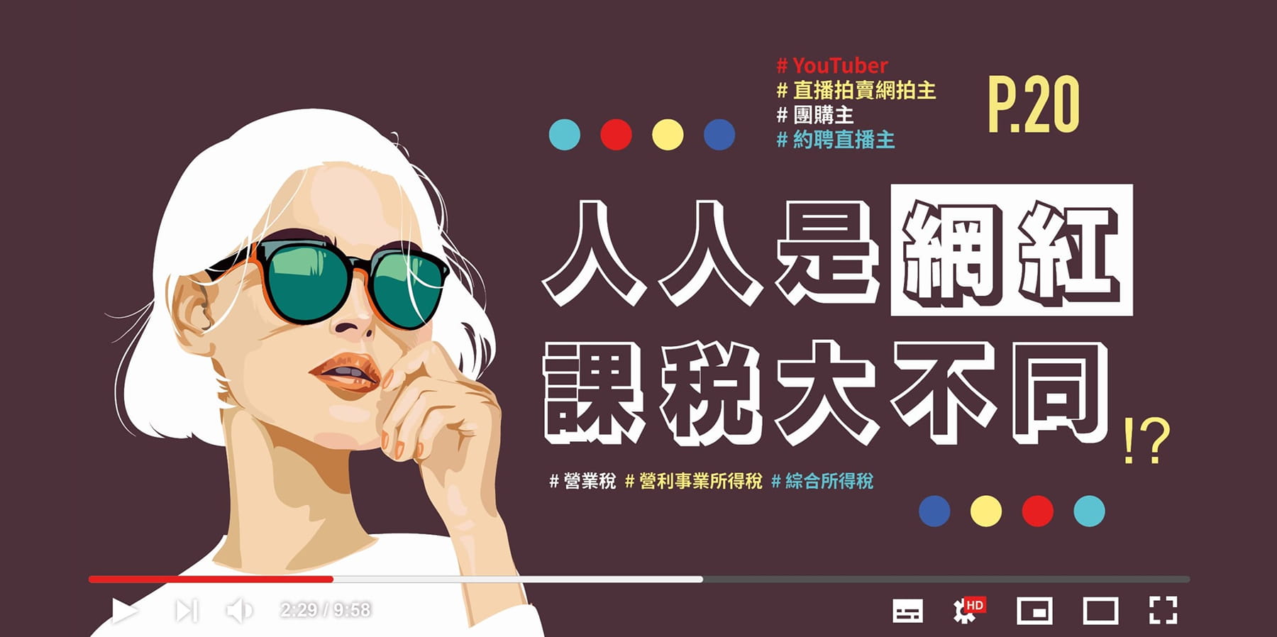 人人是網紅，課稅大不同